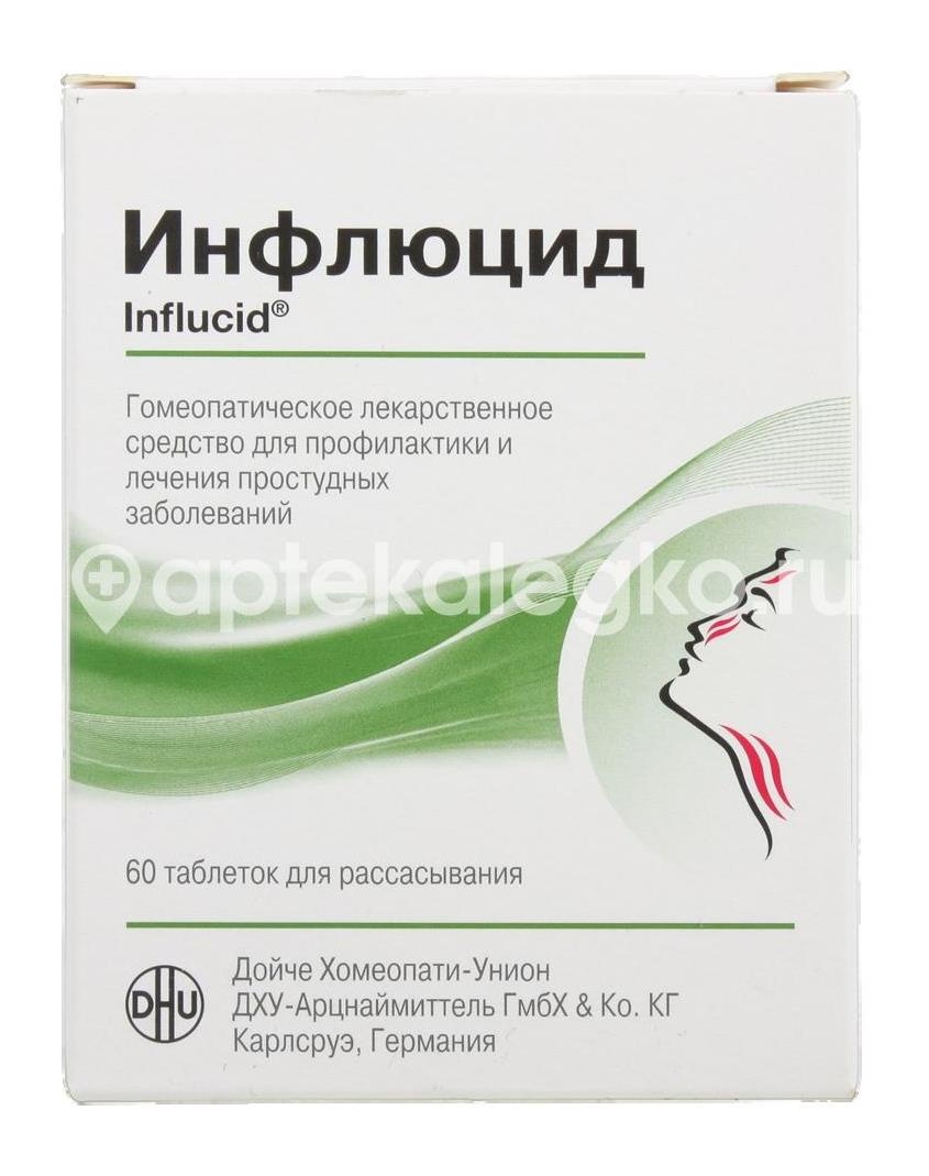 Изображение Инфлюцид 60шт. таблетки Инфлюцид 60шт. таблетки DEUTSCHE HOMOOPATHIE-UNION