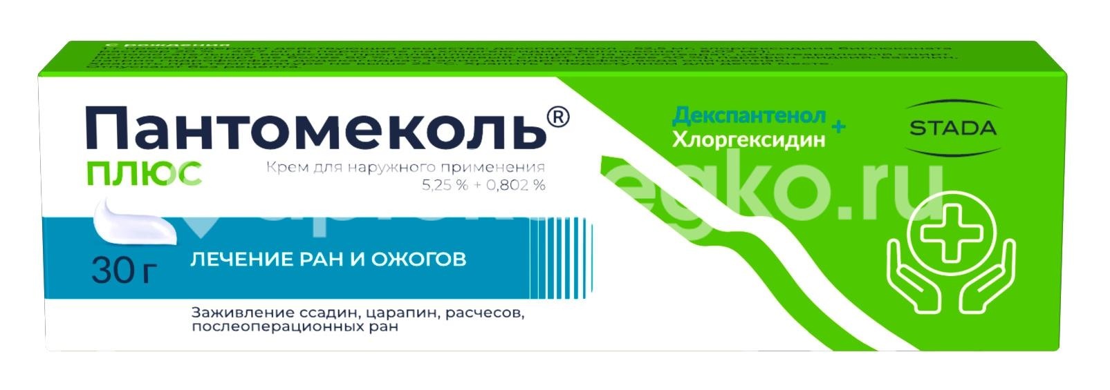 Изображение Пантомеколь плюс 1шт. крем для наружного применения 30г. Пантомеколь плюс 1шт. крем для наружного применения 30г. НИЖФАРМ