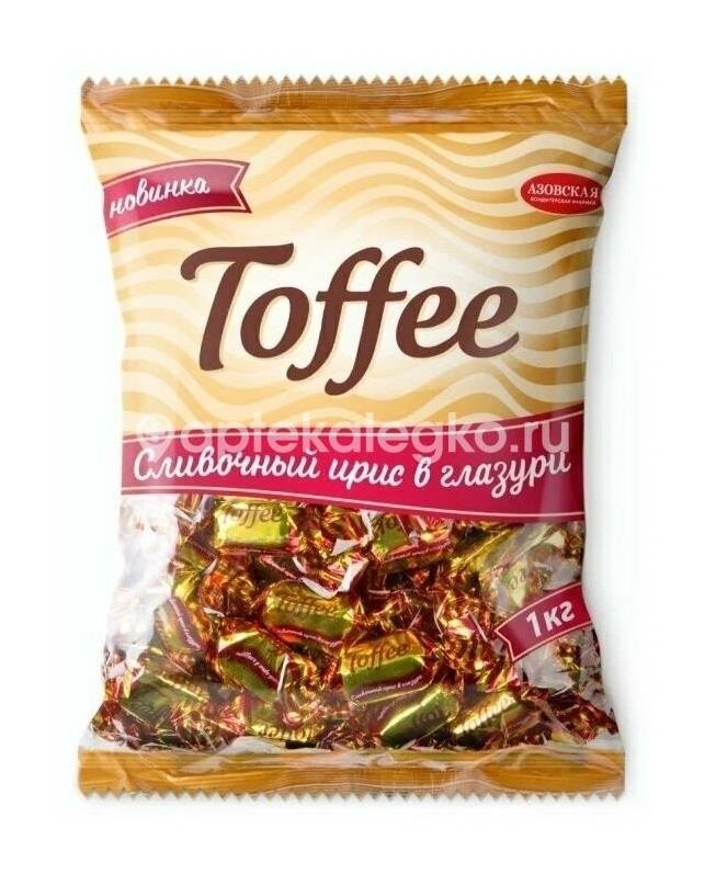Тоффи - сливки конфеты стевия 185г. Тоффи - сливки конфеты стевия 185г. - 1