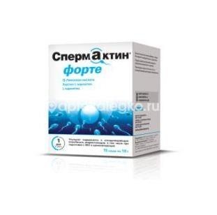Спермактин форте 10г. 15шт. саше Спермактин форте 10г. 15шт. саше - 2