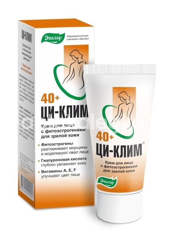 Ци-клим крем для лица с фитоэстрогенами для зрелой кожи 50г Ци-клим крем для лица с фитоэстрогенами для зрелой кожи 50г - 1
