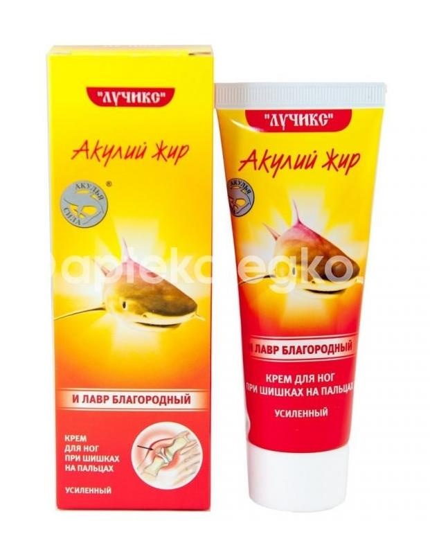 Акулий жир крем для ног лавровый лист шишкастоп 75мл. при шишках на пальцах ног Акулий жир крем для ног лавровый лист шишкастоп 75мл. при шишках на пальцах ног - 2