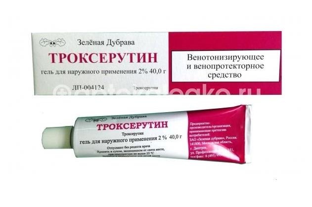 Троксерутин 2% 40г. гель Троксерутин 2% 40г. гель - 1