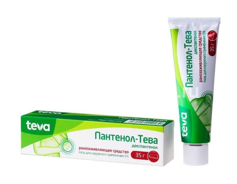 Пантенол тева 5% мазь 35г. Пантенол тева 5% мазь 35г. - 1