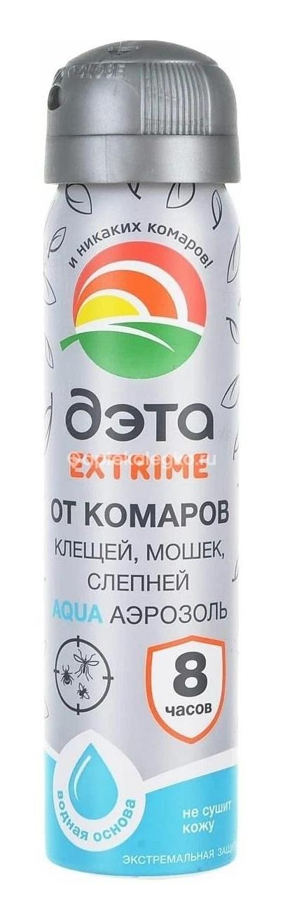 Дэта аква аэрозоль п/комаров и мошек 125мл. Дэта аква аэрозоль п/комаров и мошек 125мл. - 1