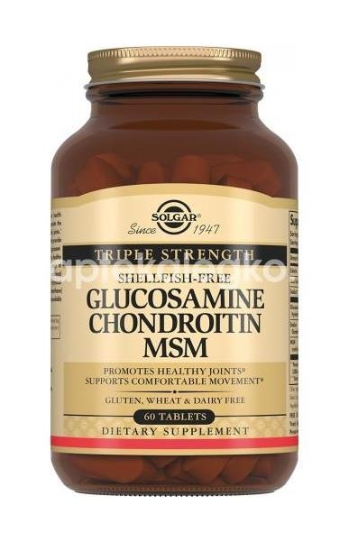 Солгар комплекс глюкозамина и хондроитина и мсм таблетки 60 шт. Солгар комплекс глюкозамина и хондроитина и мсм таблетки 60 шт. - 1