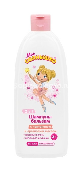 Мое солнышко шампунь-бальзам детский 400мл Мое солнышко шампунь-бальзам детский 400мл - 1