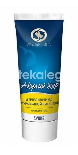 Акулий жир крем для тела пчелиный яд + мурав. к - та 75мл. Акулий жир крем для тела пчелиный яд + мурав. к - та 75мл. - 1