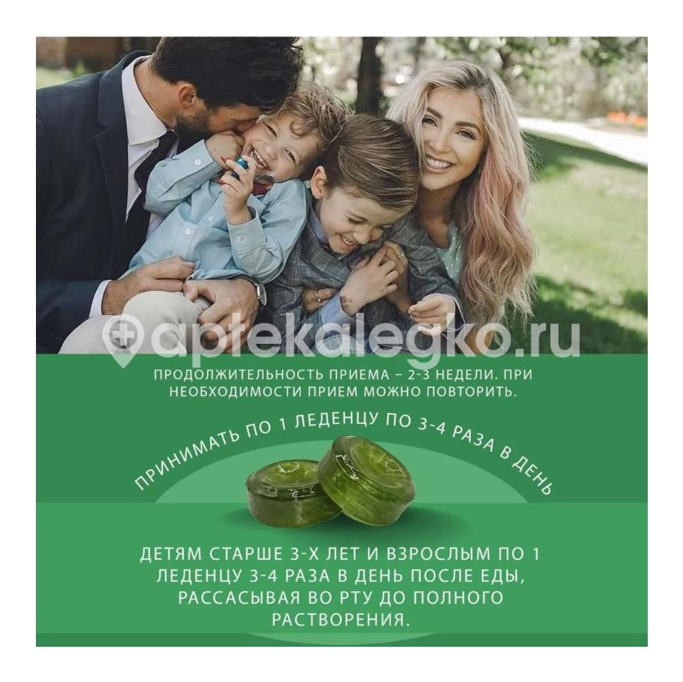 Фитоледенцы с подорожником и чабрецом 20 шт. эвкалипт Фитоледенцы с подорожником и чабрецом 20 шт. эвкалипт - 3