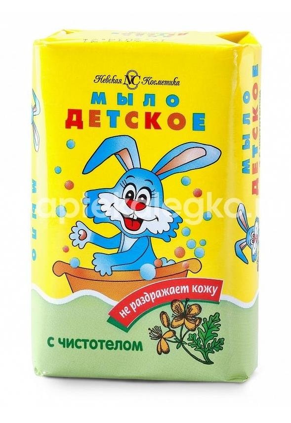 Невская косметика мыло детское с чистотелом 90 г Невская косметика мыло детское с чистотелом 90 г - 1