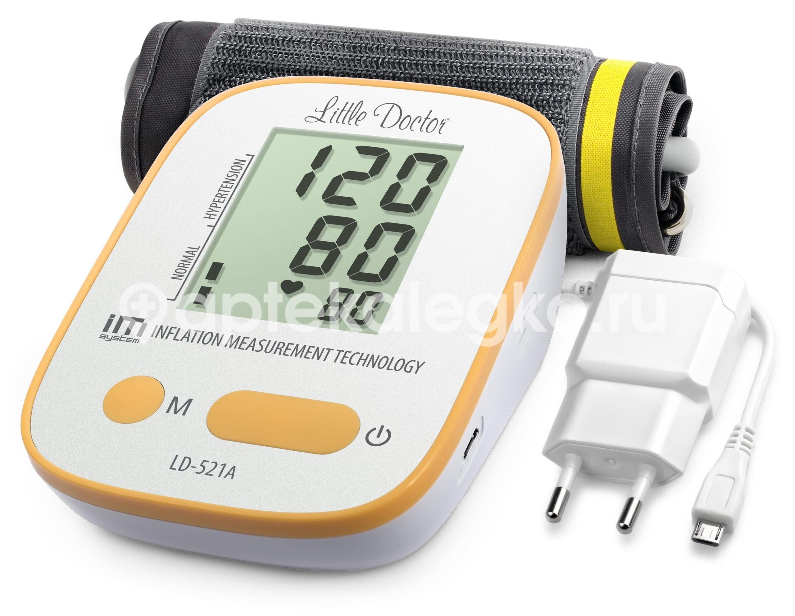 Тонометр ld - 521а автомат манжета универсальная 22 - 42см. с адаптером Тонометр ld - 521а автомат манжета универсальная 22 - 42см. с адаптером - 2