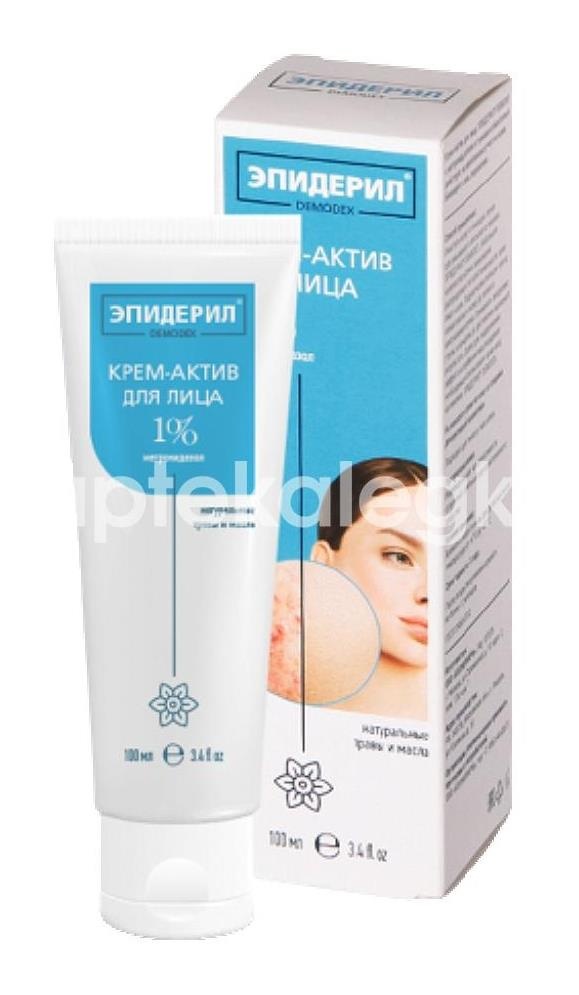 Эпидерил демодекс крем - актив для лица метронидазол + травы 100мл. Эпидерил демодекс крем - актив для лица метронидазол + травы 100мл. - 1