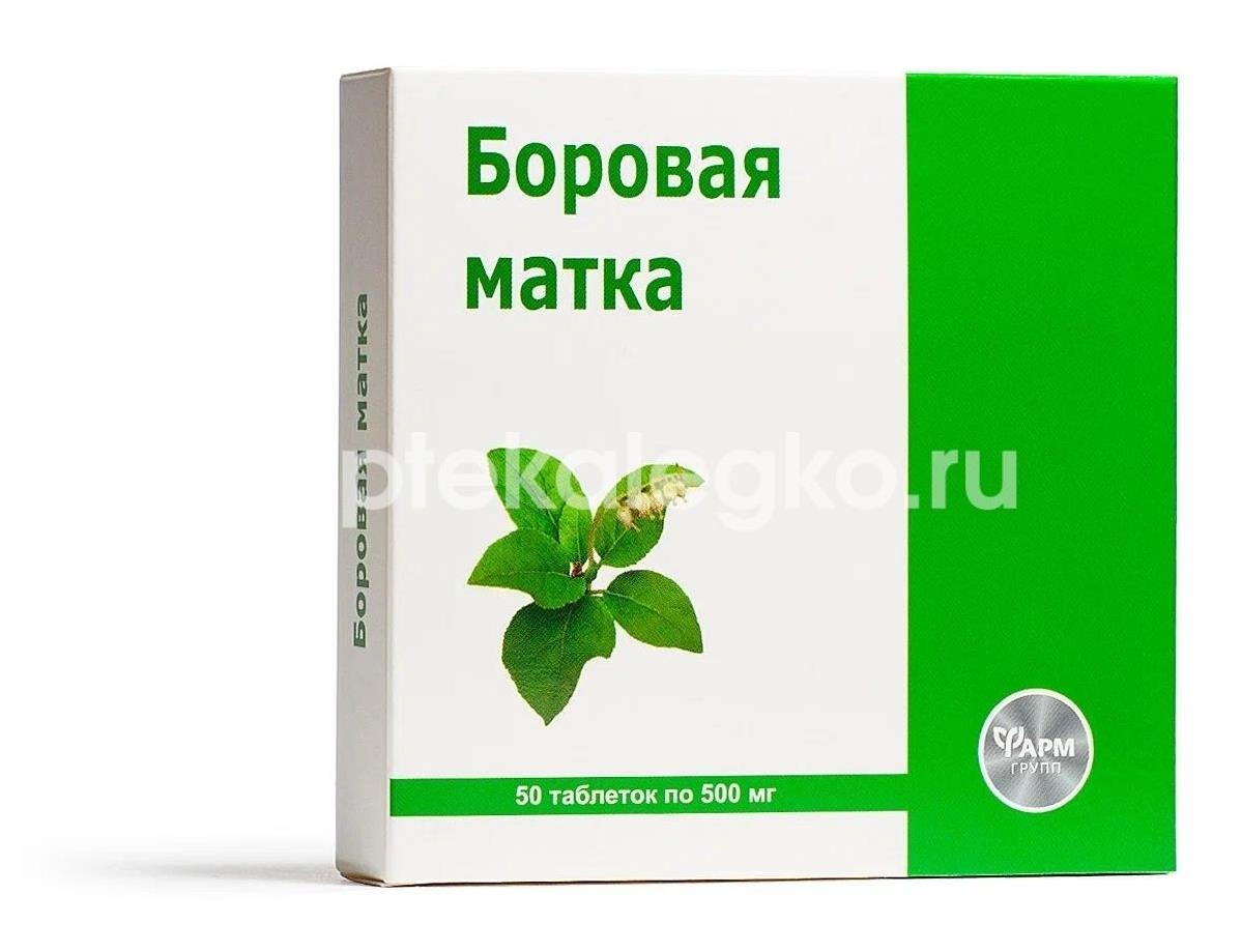 Боровая матка 500мг 50шт. таблетки Боровая матка 500мг 50шт. таблетки - 2