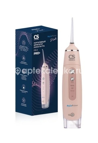 Портативный ирригатор полости рта cs medica aquapulsar cs - 3 pro + pink (розовый) Портативный ирригатор полости рта cs medica aquapulsar cs - 3 pro + pink (розовый) - 2