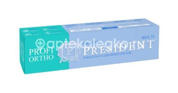Президент профи зубная паста орто брэсес 50мл Президент профи зубная паста орто брэсес 50мл - 1