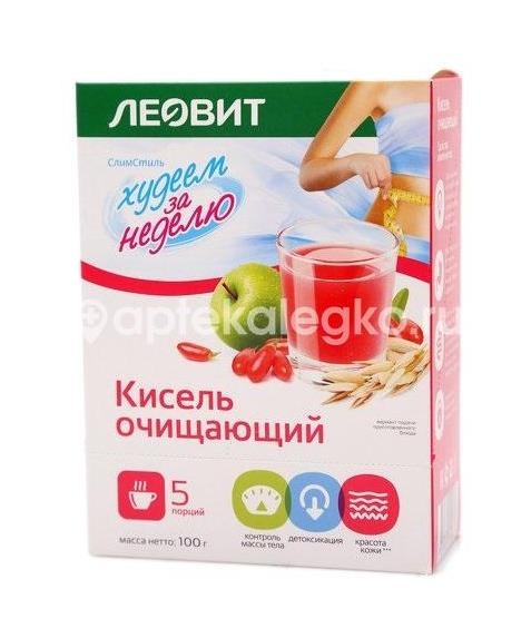 Изображение Леовит худеем за неделю кисель очищающий 20г. №5 пак. бад ЛЕОВИТ ХУДЕЕМ ЗА НЕДЕЛЮ КИСЕЛЬ ОЧИЩАЮЩИЙ 20Г. №5 ПАК. БАД ЛЕОВИТ