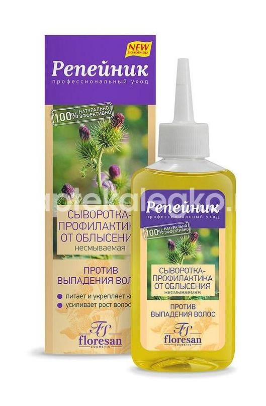 Изображение Флоресан репейник сыворотка п/облысения 100мл. ф - 84 ФЛОРЕСАН РЕПЕЙНИК СЫВОРОТКА П/ОБЛЫСЕНИЯ 100МЛ. Ф - 84 ФЛОРЕСАН ООО