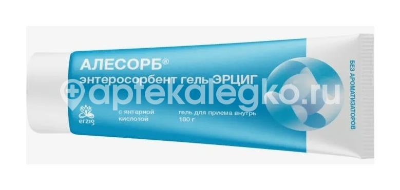 Изображение Алесорб гель для внутреннего применения 180г. туба Алесорб гель для внутреннего применения 180г. туба ФАРМФАБРИКА