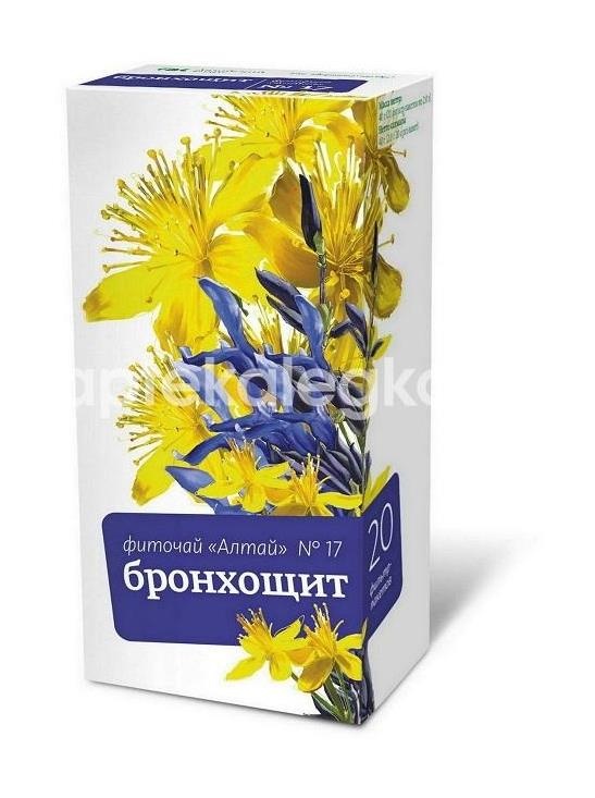Алтай №17 бронхощит 20шт. фиточай 2г. пакет Алтай №17 бронхощит 20шт. фиточай 2г. пакет - 1