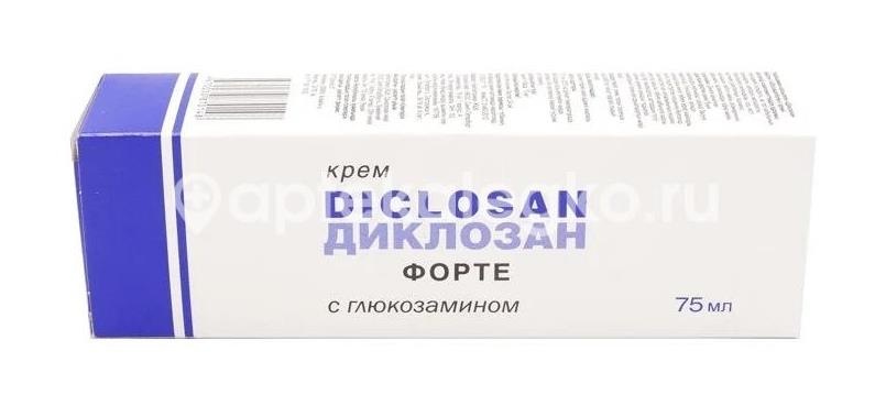 Изображение Диклозан форте крем 75мл. ДИКЛОЗАН ФОРТЕ КРЕМ 75МЛ. ВИС ООО