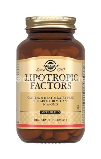 Солгар липотропный фактор 50шт. таблетки Солгар липотропный фактор 50шт. таблетки - 1