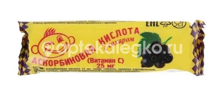 Аскорбиновая к - та манго №10 таб. крутка /аскопром/ Аскорбиновая к - та манго №10 таб. крутка /аскопром/ - 1