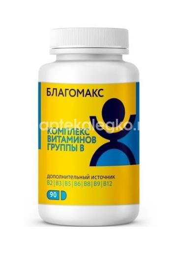 Благомакс комплекс витаминов группы в 90 шт капсулы Благомакс комплекс витаминов группы в 90 шт капсулы - 1