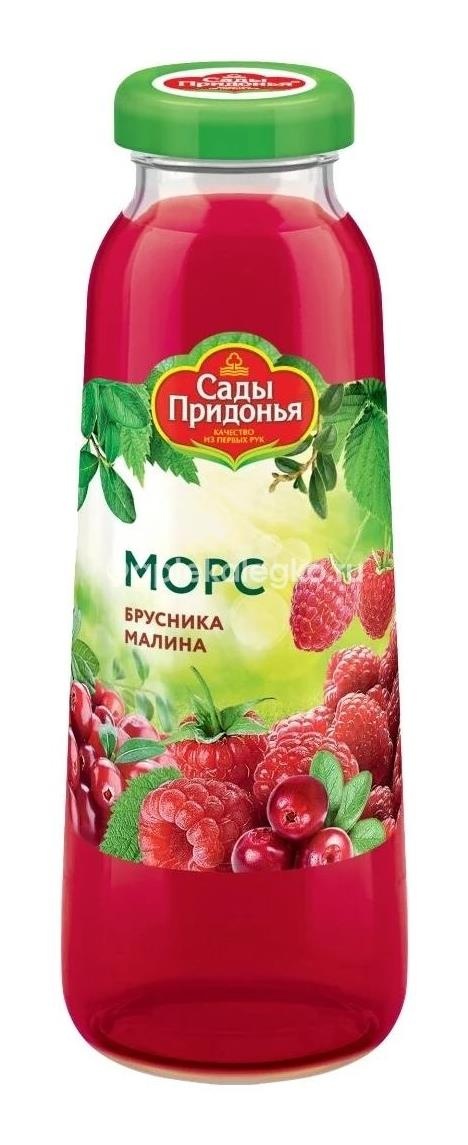 Сады придонья морс 1л. бруснично - малиновый Сады придонья морс 1л. бруснично - малиновый - 1