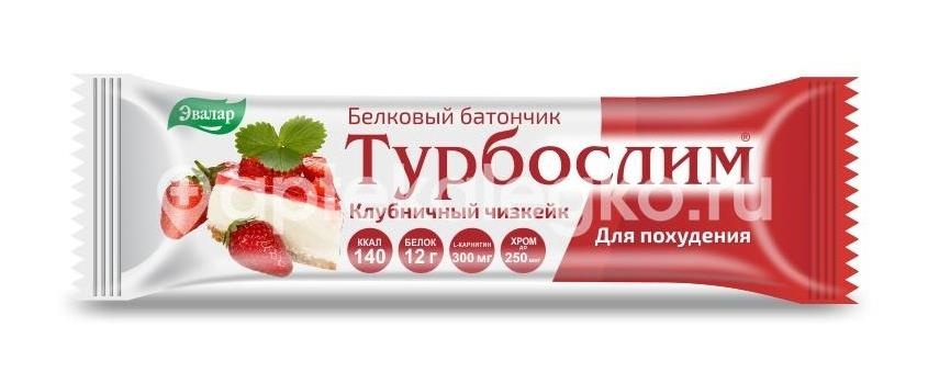 Турбослим батончик для похудения 50г. клубн.чизкейк /эвалар/ Турбослим батончик для похудения 50г. клубн.чизкейк /эвалар/ - 1