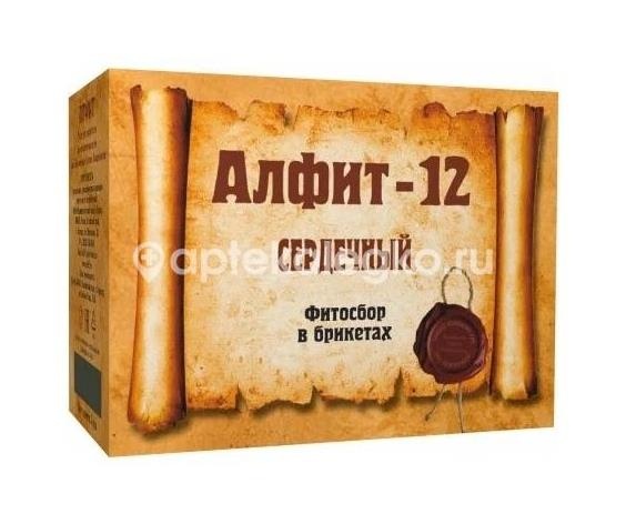 Алфит - 12 сердечный 60шт. сбор травяной 2г. Алфит - 12 сердечный 60шт. сбор травяной 2г. - 1