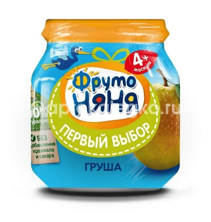 Фрутоняня пюре 100г. груша натур. Фрутоняня пюре 100г. груша натур. - 3