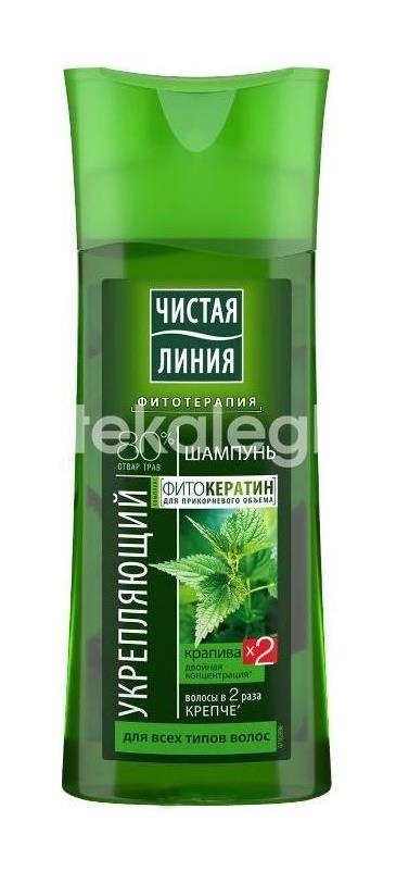 Чистая линия шампунь крапива укрепл. 250мл. Чистая линия шампунь крапива укрепл. 250мл. - 1