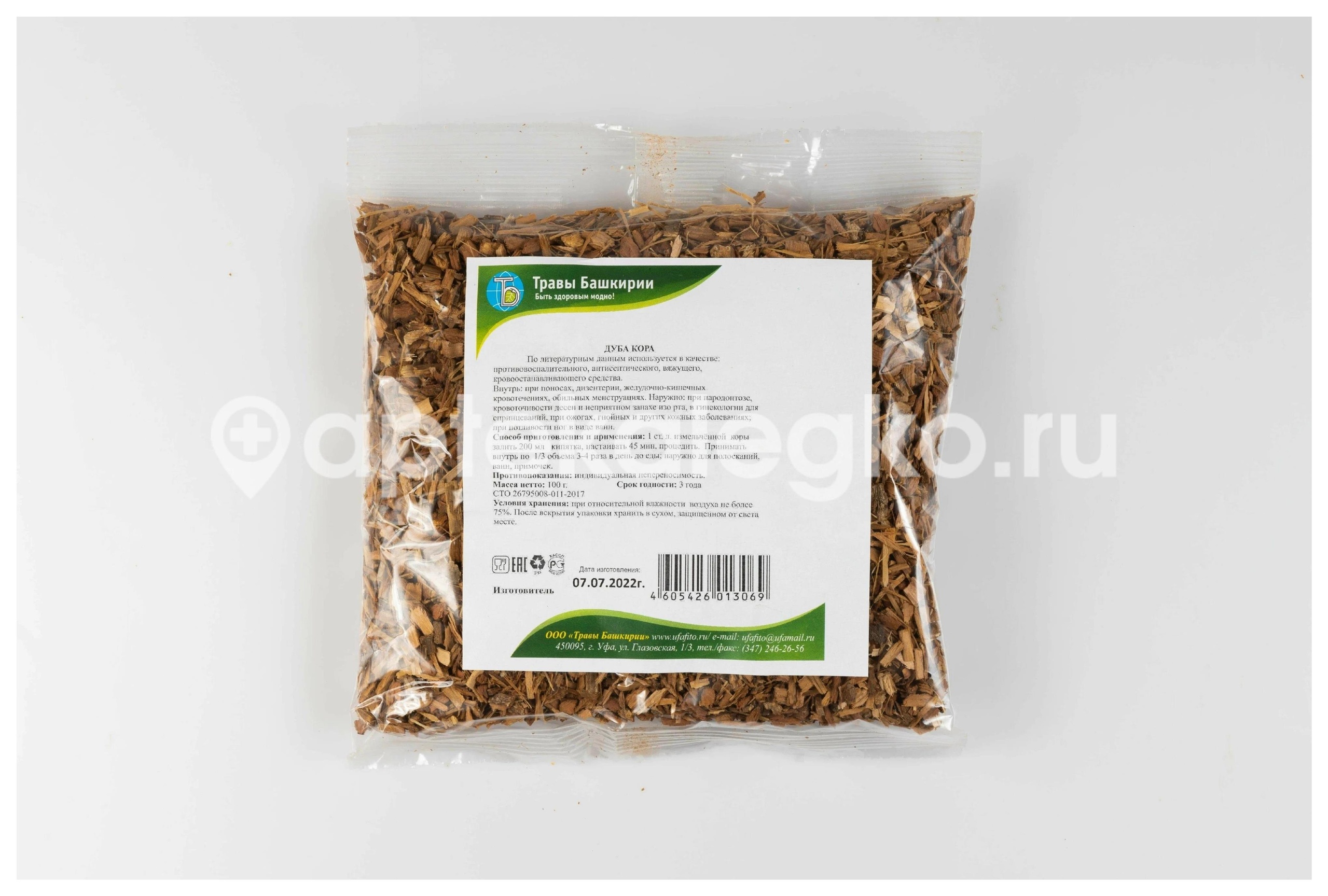 Изображение Дуба кора 2г. №20 пак. ДУБА КОРА 2Г. №20 ПАК. ЛЕКС+