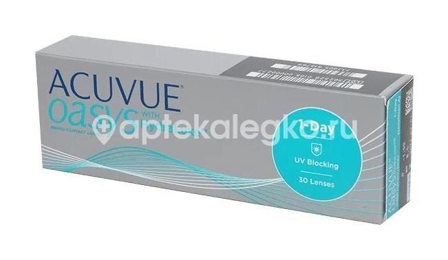 Контактные линзы acuvue one day oasys with hydraluxe однодневные -1,00 30шт. Контактные линзы acuvue one day oasys with hydraluxe однодневные -1,00 30шт. - 1