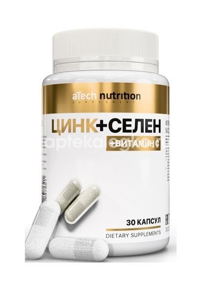 Atech nutrition цинк+селен 30 шт. капсулы Atech nutrition цинк+селен 30 шт. капсулы - 1