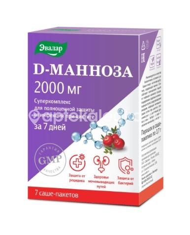 D-манноза суперкомплекс 7 шт порошок саше D-манноза суперкомплекс 7 шт порошок саше - 2