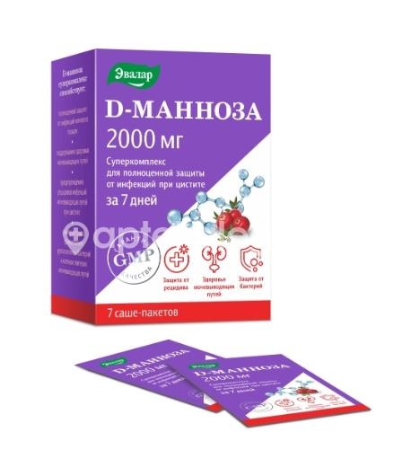 D-манноза суперкомплекс 7 шт порошок саше D-манноза суперкомплекс 7 шт порошок саше - 3