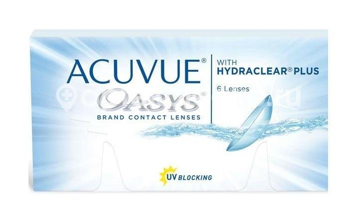 Контактные линзы acuvue oasys 8,4 -4,25 6шт. Контактные линзы acuvue oasys 8,4 -4,25 6шт. - 1