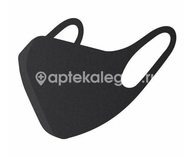 Клинса маска гигиен. неопреновая (многоразовая) черная №1 Клинса маска гигиен. неопреновая (многоразовая) черная №1 - 1