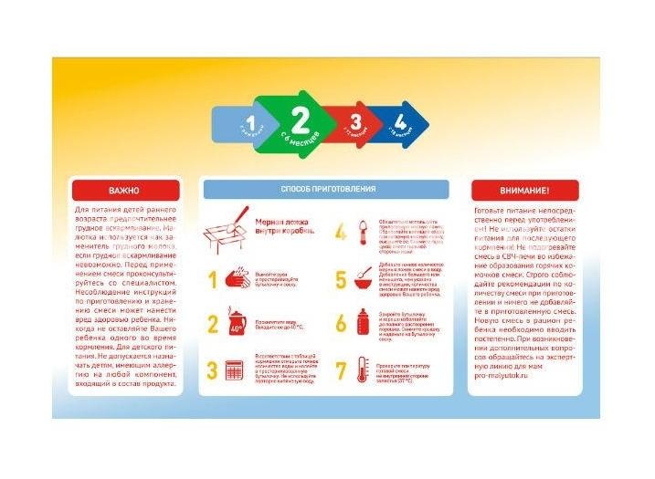 Малютка 2 молочная смесь 1200г. (600г.х2) Малютка 2 молочная смесь 1200г. (600г.х2) - 2