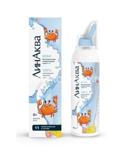 Линаква беби 125мл средство для промывания носа Линаква беби 125мл средство для промывания носа - 2