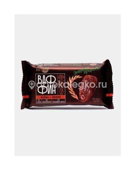 Вастэко вафли из полбы. финик гор. шокол. 50г. Вастэко вафли из полбы. финик гор. шокол. 50г. - 1