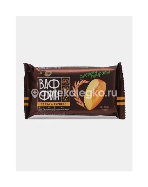 Вастэко вафли полба + абрикос гор. шок. 50г. Вастэко вафли полба + абрикос гор. шок. 50г. - 1