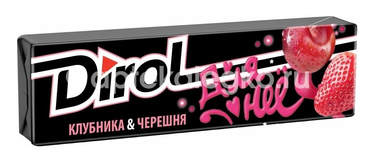 Дирол жев.резинка клубника + черешня 13,6г. №30 блок Дирол жев.резинка клубника + черешня 13,6г. №30 блок - 1