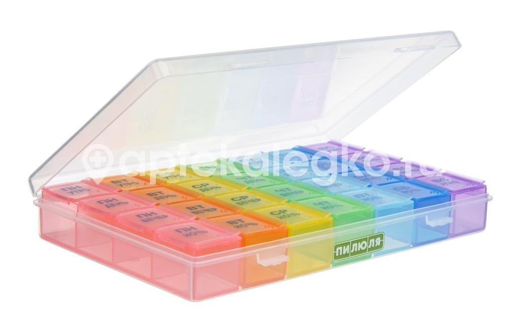 Таблетница - контейнер пилюля 7 дней дорожная /арт.3760/ Таблетница - контейнер пилюля 7 дней дорожная /арт.3760/ - 4