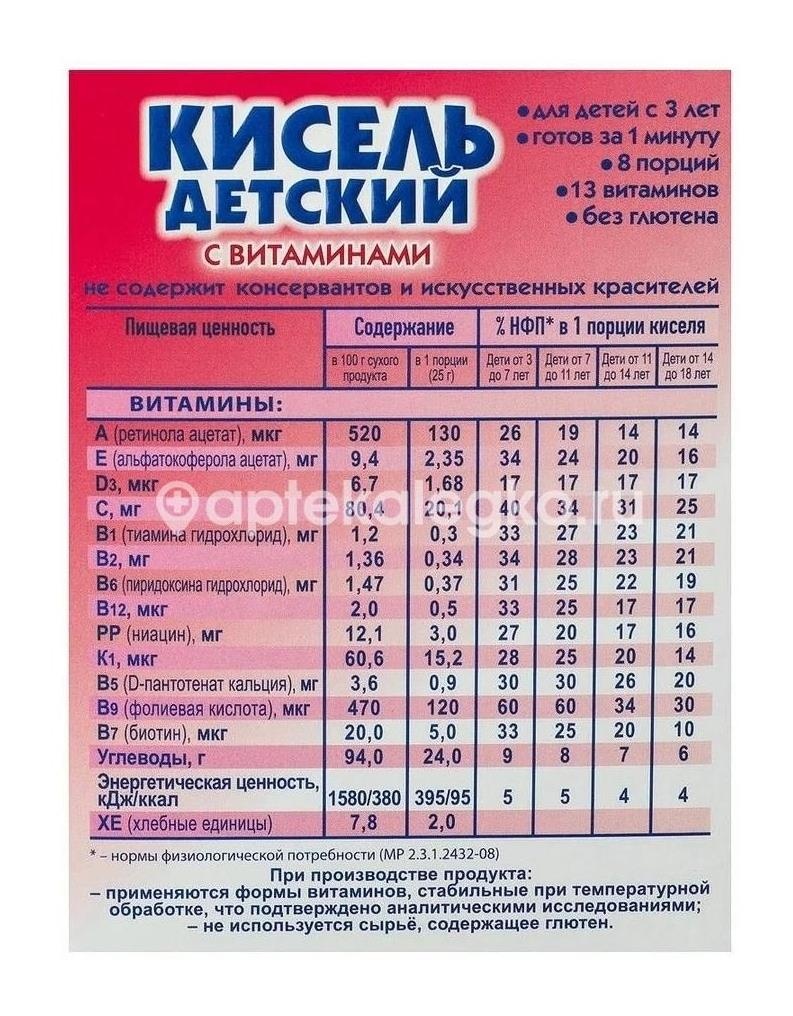 Кисель ерёмка ягодный на натуральной основе для детей от 3 лет 25г Кисель ерёмка ягодный на натуральной основе для детей от 3 лет 25г - 1