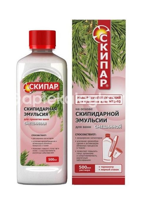 Скипар набор нтв - 03 терапевт. (раствор смеш. 0,5л. + термометр) Скипар набор нтв - 03 терапевт. (раствор смеш. 0,5л. + термометр) - 2