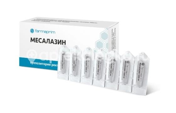 Месалазин 1000мг 14шт. суппозитории ректальные Месалазин 1000мг 14шт. суппозитории ректальные - 2