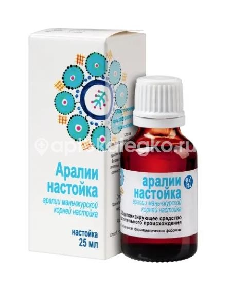 Аралии настойка 25мл. /кировская фф/ Аралии настойка 25мл. /кировская фф/ - 2