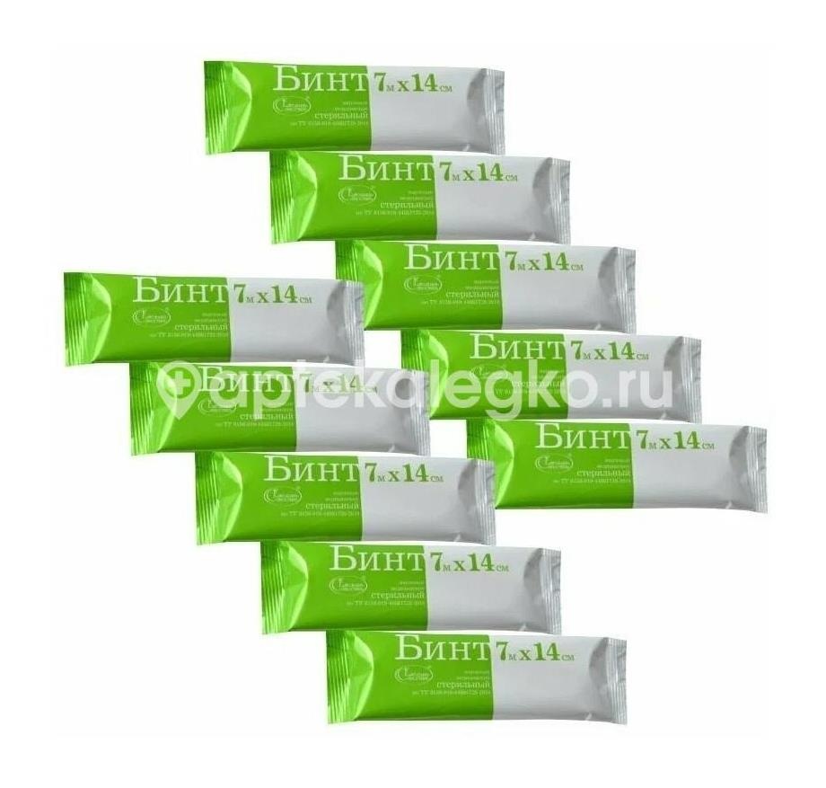 Матопат стандарт бинт. марлевый 7х14 н/стер. №50 Матопат стандарт бинт. марлевый 7х14 н/стер. №50 - 1